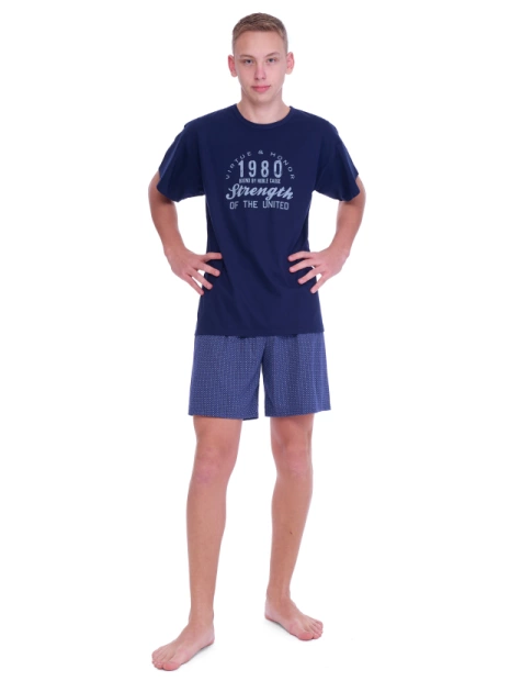 Pánské pyžamo Ruko krátké 3516/95731(2)