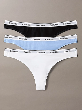 Dámská tanga Calvin Klein 3 pack QD5209/31T