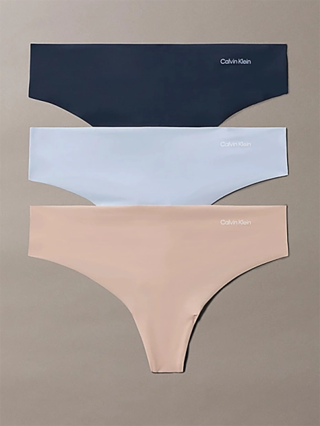 Dámská tanga Calvin Klein 3 pack QD3558/31K