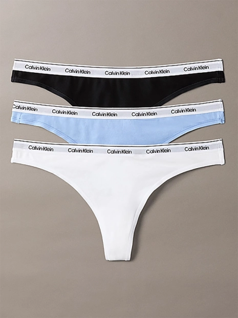 Dámská tanga Calvin Klein 3 pack QD5209/31T
