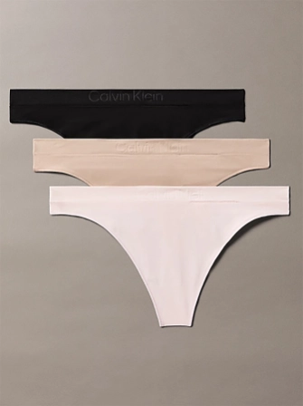 Dámská tanga Calvin Klein 3 pack QD5211/31S