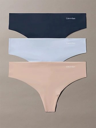 Dámská tanga Calvin Klein 3 pack QD3558/31K