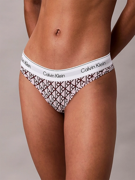 Dámská tanga Calvin Klein QF8518/ZFR(4)
