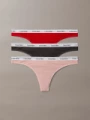 Dámská tanga Calvin Klein 3 pack QD5209/31X