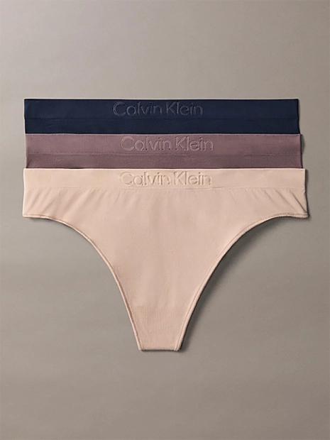 Dámská tanga Calvin Klein 3pack QD5211/3EQ 