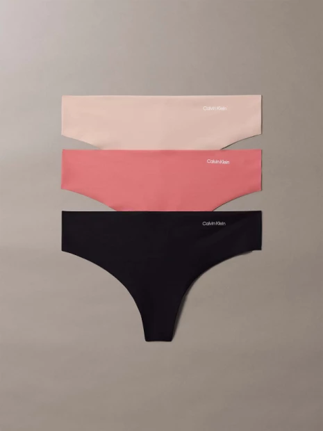 Dámská tanga Calvin Klein 3pack QD3558/3EZ