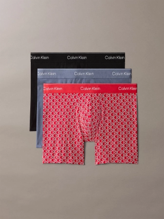 Pánské boxerky Calvin Klein 3 pack NB4567/BJQ