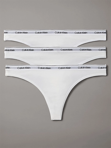 Dámská tanga Calvin Klein 3 pack QD5209/100