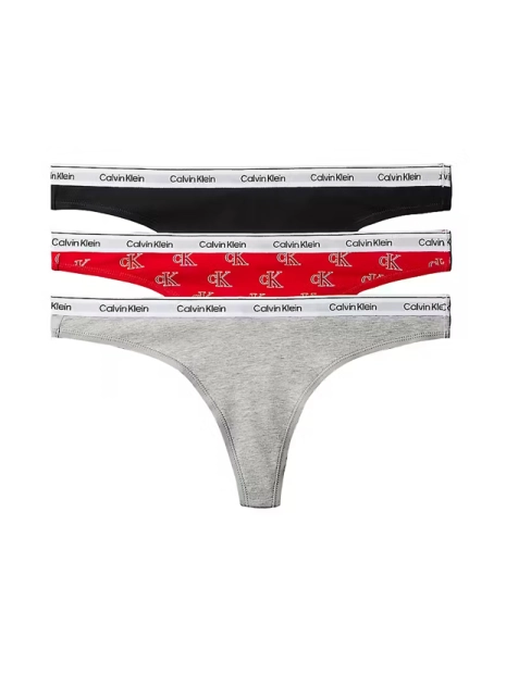Dámská tanga Calvin Klein 3 pack QD5209/JGZ