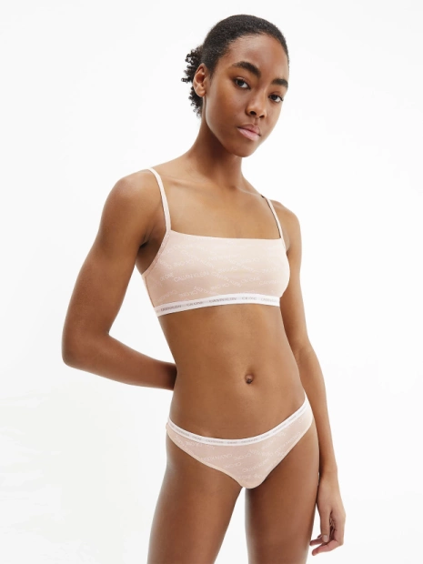 Dámská tanga Calvin Klein 2 pack  QD3788/1CR (2)