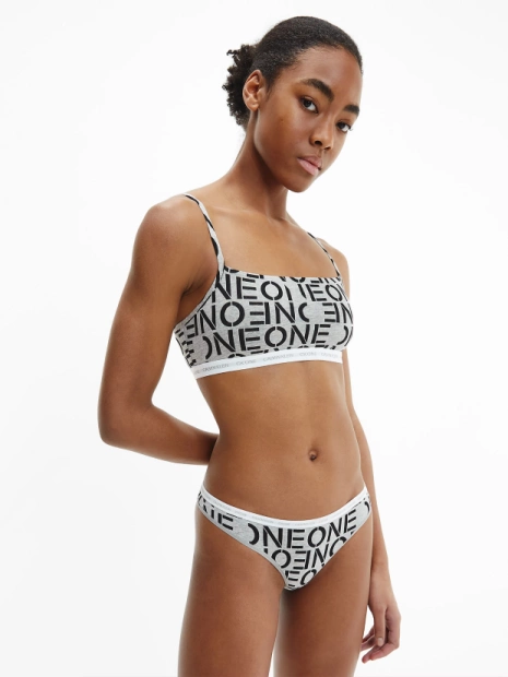 Dámská tanga Calvin Klein 2 pack QD3788/1CQ (2)