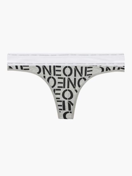 Dámská tanga Calvin Klein 2 pack QD3788/1CQ 